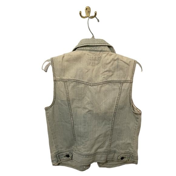 Vintage Forever 21 Button Down Denim Vest - Picture 2 of 5
